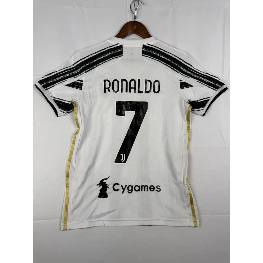 JUVENTUS ADIDAS 2020/2021 FOOTBALL SOCCER HOME JERSEY #7 RONALDO SIZE S EI9894